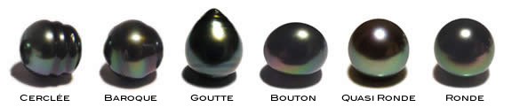 diffrentes formes de perles