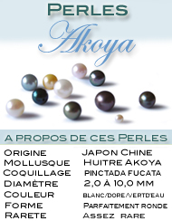 Fiche des perles Akoya