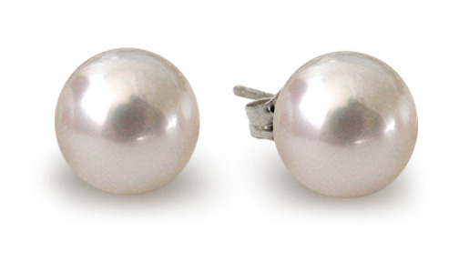 Bijou : boucles d'oreilles de perles Australie (BO60) boucles d'oreilles de perles Australie