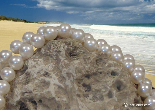 Bijou : collier de perles Eau Douce (ED112) collier de perles Eau Douce