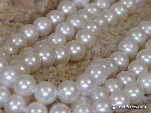 Bijou : collier de perles Eau Douce (ED113) collier de perles Eau Douce