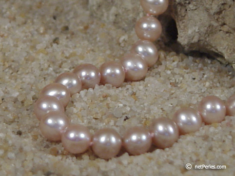 Bijou : collier de perles Eau Douce (ED203) collier de perles Eau Douce