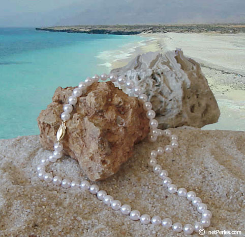 Bijou : collier de perles Akoya (ES02) collier de perles Akoya
