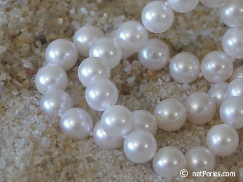 Bijou : collier de perles Akoya (ES02) collier de perles Akoya