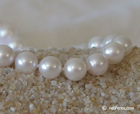 Bijou : collier de perles Akoya (ES02) collier de perles Akoya