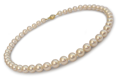 Bijou : collier de perles Akoya (ES56) collier de perles Akoya