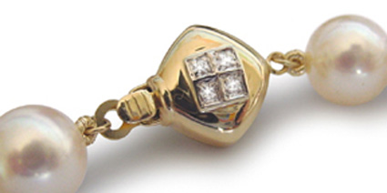 Bijou : collier de perles Akoya (ES56) collier de perles Akoya