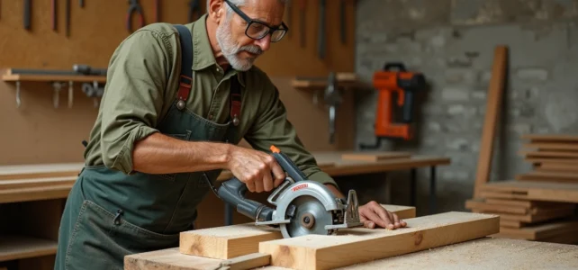 Astuces pratiques pour couper en biseau avec une scie circulaire facilement