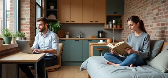 Vivre à deux dans un studio : conseils et réalités à connaître avant de se lancer Vivre à deux dans un studio : conseils et réalités à connaître avant de se lancer